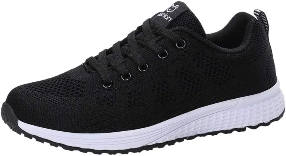 Women's Walking Shoes Mesh Breathable Lightweight Fashion Non Slip Work Shoes Women Sport Men Shoes Casual Casual Sneakers Brown Tennis Shoe Cross Trainer Shoe