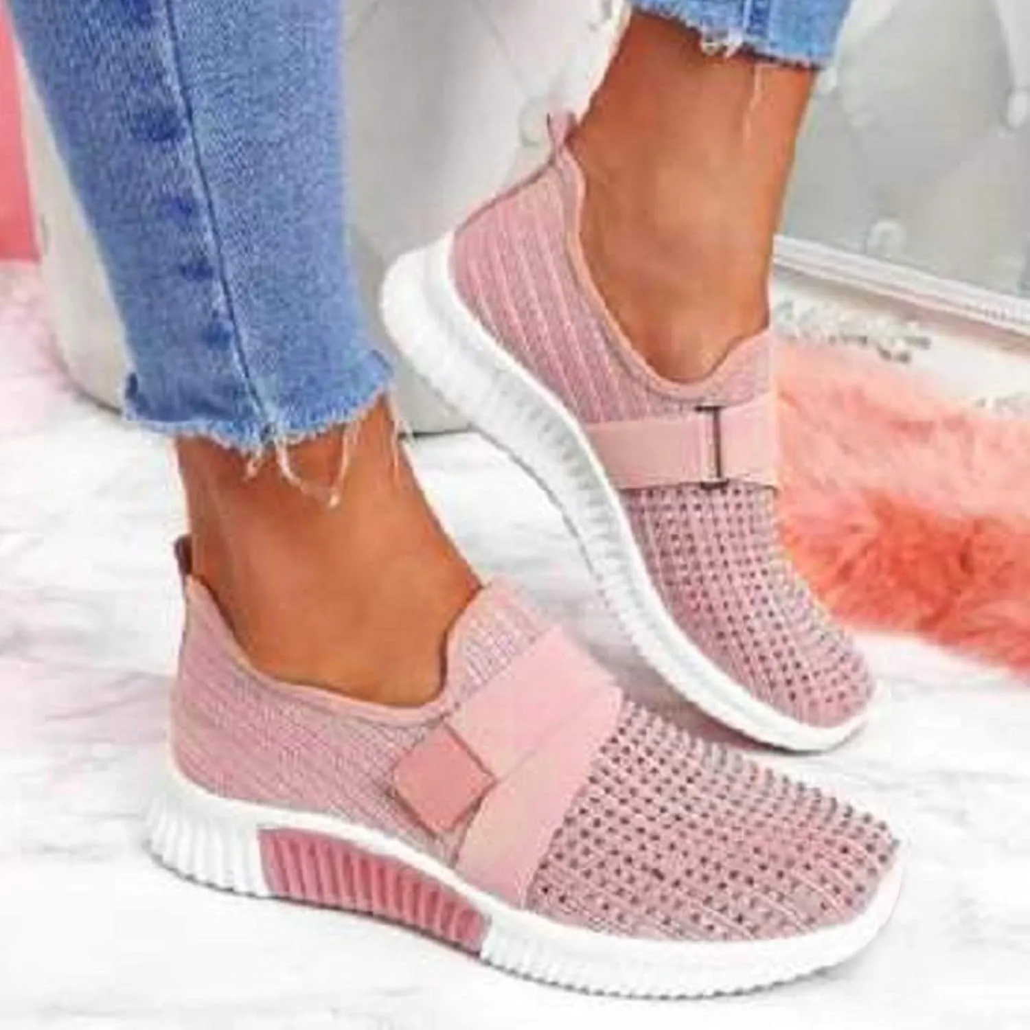 Womens White Platform Sneakers High Top Platform Shoes Fashion Canvas Sport Shoes Men Walking Women Platform Loafers Black Wedge Sneakers for Women