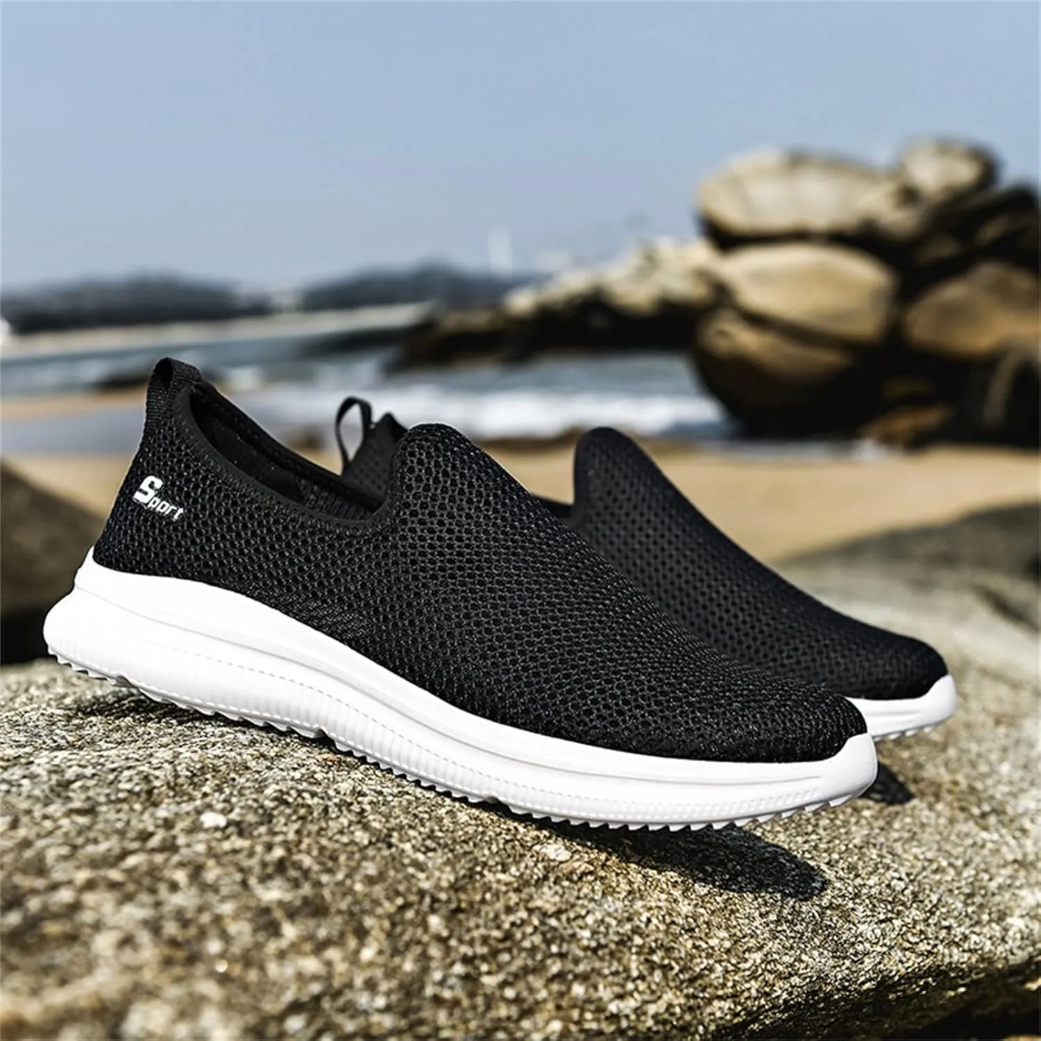 Womens White Tennis Shoes Leather Sneakers Casual Walking Shoes for Women Shoes to Prevent Tip Toe Walking Womens Loafers Shoes Mens Waterproof Sneakers