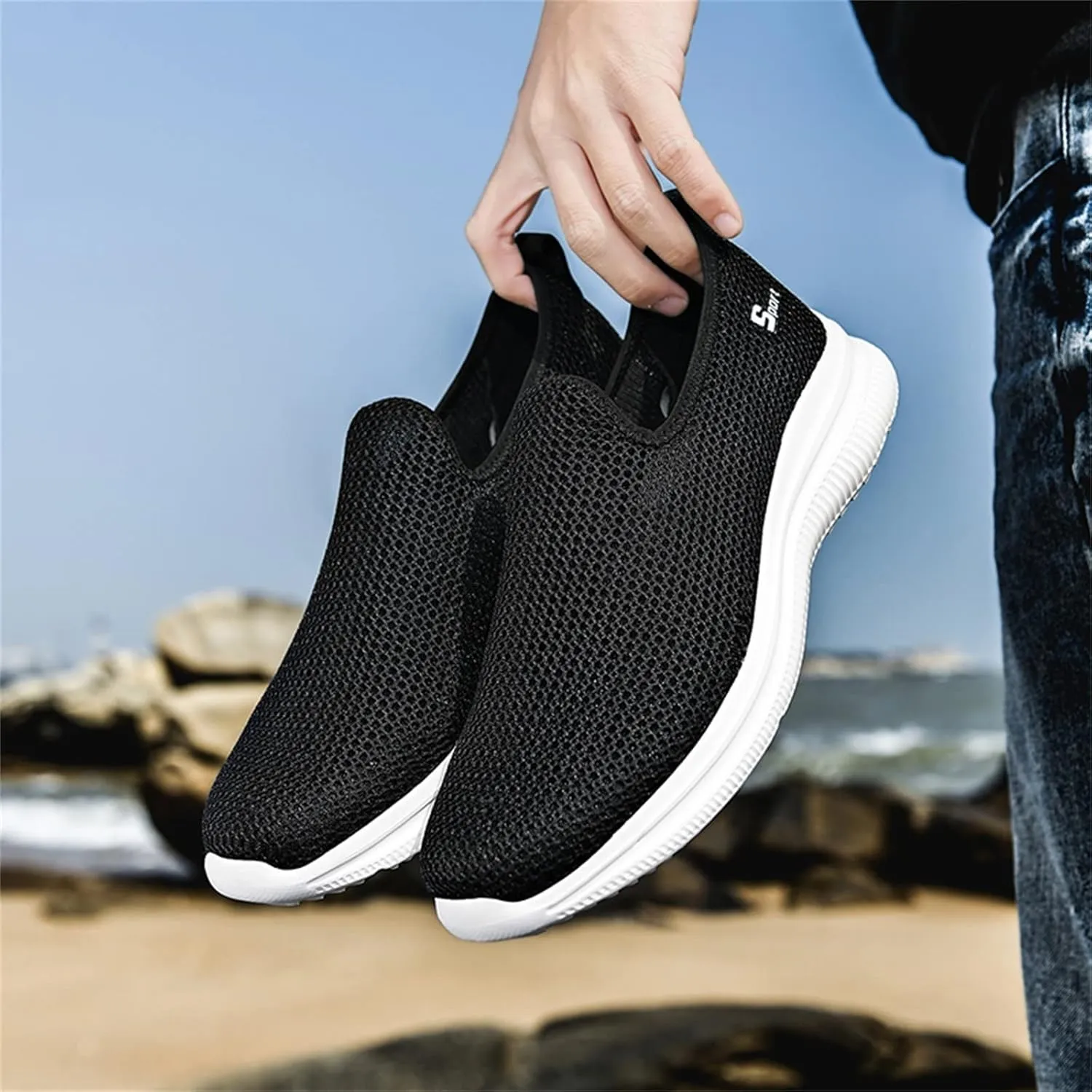 Womens White Tennis Shoes Leather Sneakers Casual Walking Shoes for Women Shoes to Prevent Tip Toe Walking Womens Loafers Shoes Mens Waterproof Sneakers