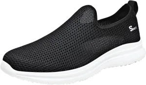 Womens White Tennis Shoes Leather Sneakers Casual Walking Shoes for Women Shoes to Prevent Tip Toe Walking Womens Loafers Shoes Mens Waterproof Sneakers